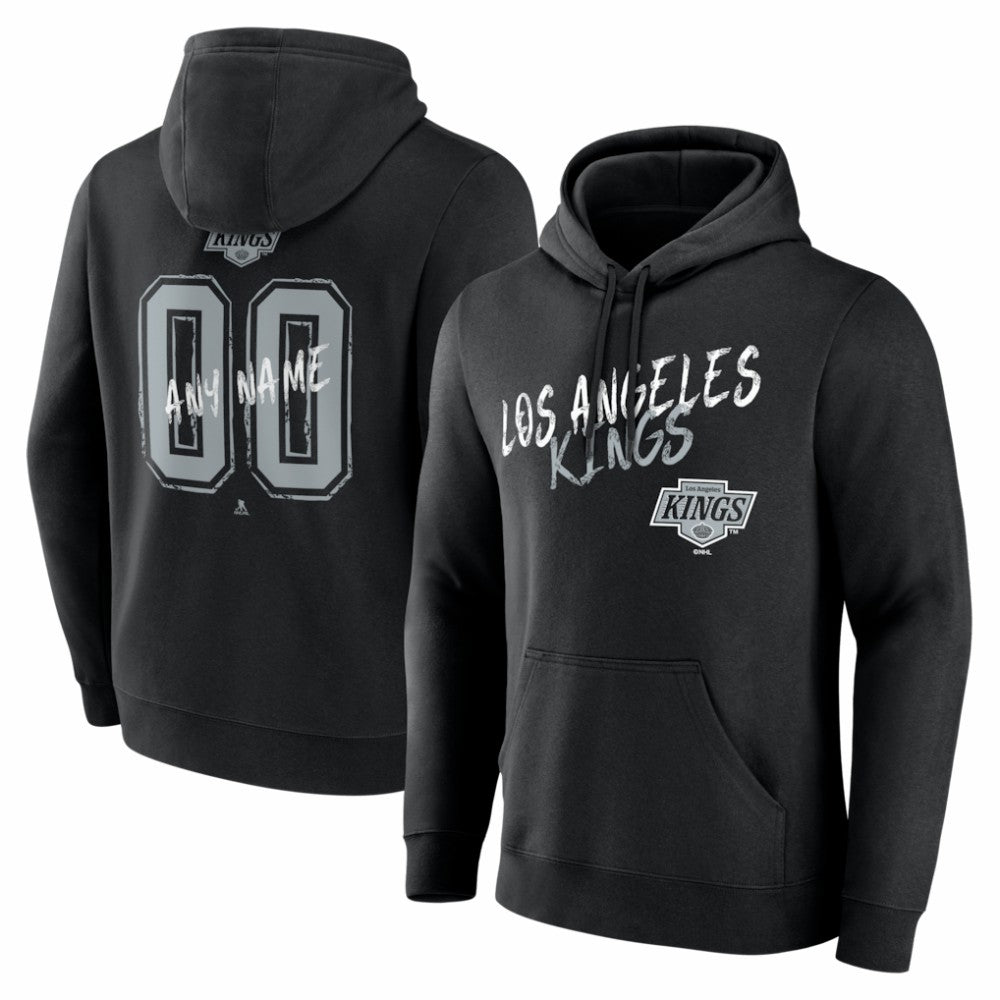 NHL Los Angeles Kings Big & Tall Hustle Personalized Name & Number Hoodie