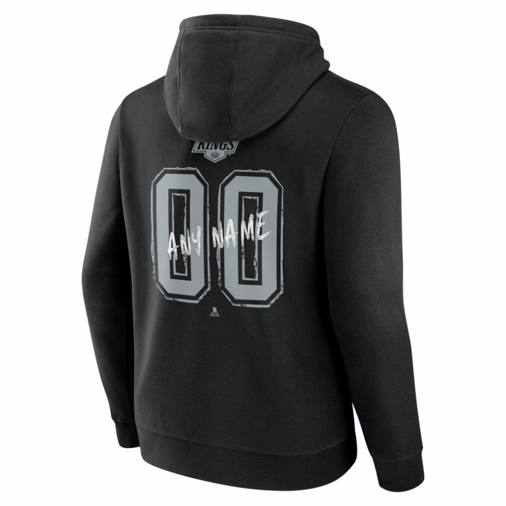 NHL Los Angeles Kings Big & Tall Hustle Personalized Name & Number Hoodie