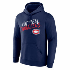 NHL Montreal Canadiens Hustle Personalized Name & Number Hoodie