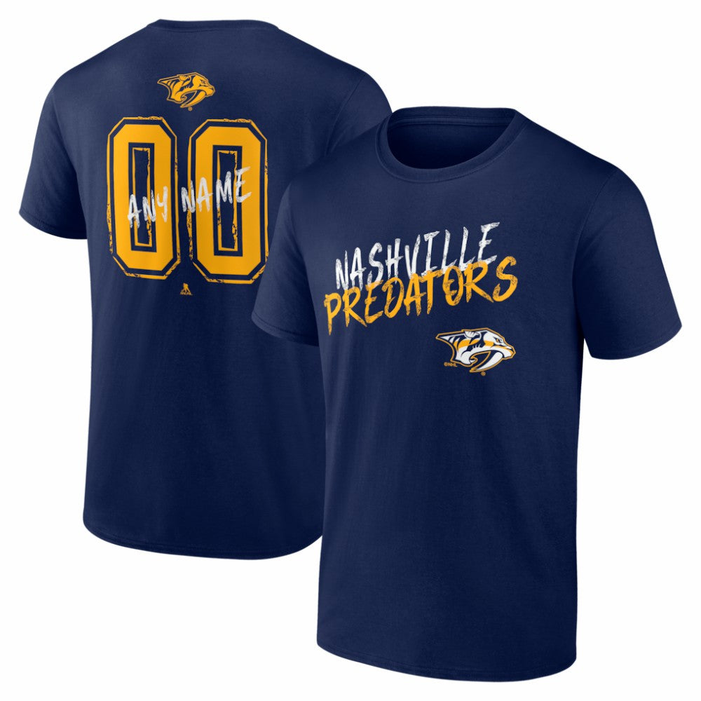 NHL Nashville Predators Hustle Personalized Name & Number T-Shirt