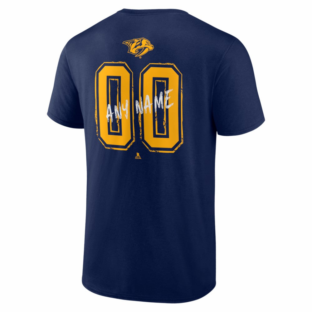 NHL Nashville Predators Hustle Personalized Name & Number T-Shirt