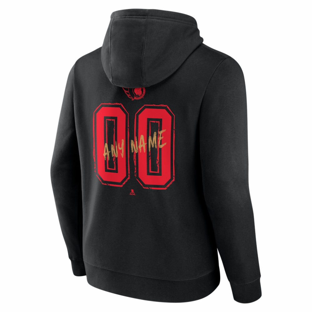 NHL Ottawa Senators Hustle Personalized Name & Number Hoodie