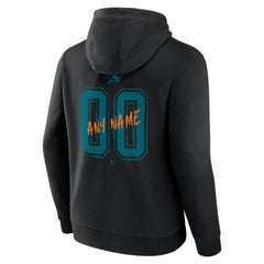 NHL San Jose Sharks Hustle Personalized Name & Number Hoodie