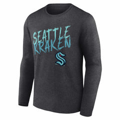 NHL Seattle Kraken Hustle Personalized Name & Number Long Sleeve T-Shirt