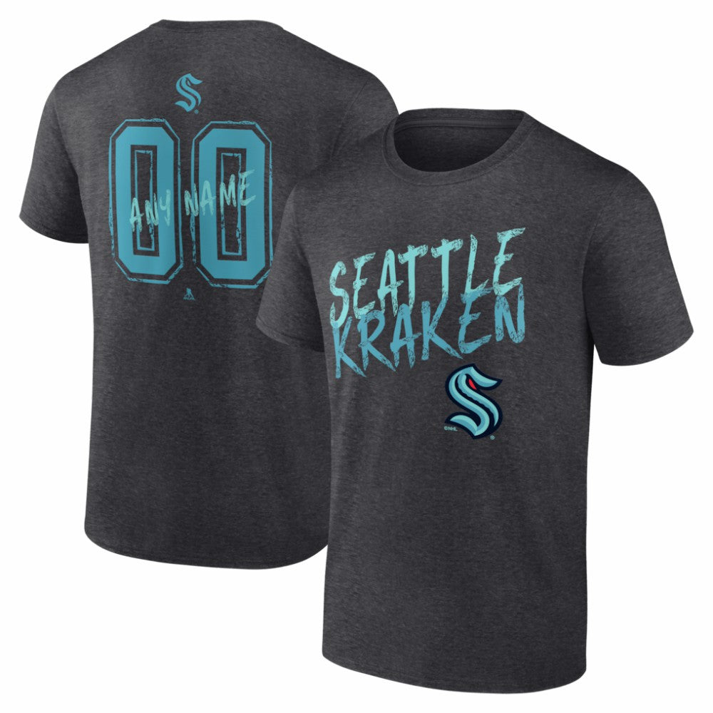 NHL Seattle Kraken Hustle Personalized Name & Number T-Shirt