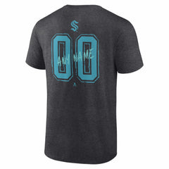 NHL Seattle Kraken Hustle Personalized Name & Number T-Shirt