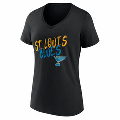 NHL St. Louis Blues Women's Hustle Personalized Name & Number V-Neck T-Shirt