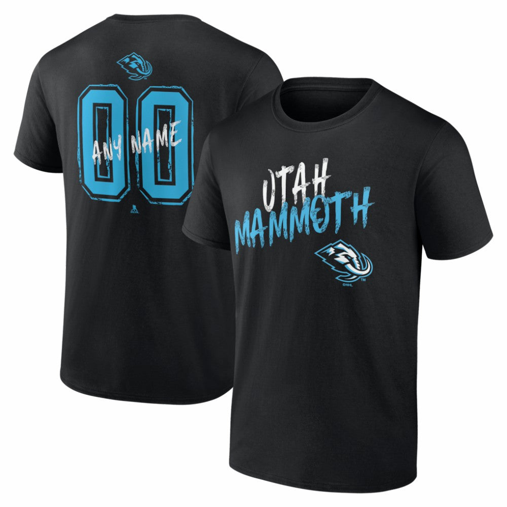 NHL Utah Mammoth Hustle Personalized Name & Number T-Shirt