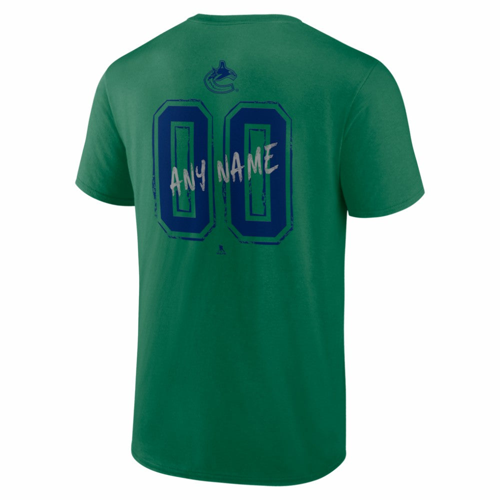 NHL Vancouver Canucks Hustle Personalized Name & Number T-Shirt