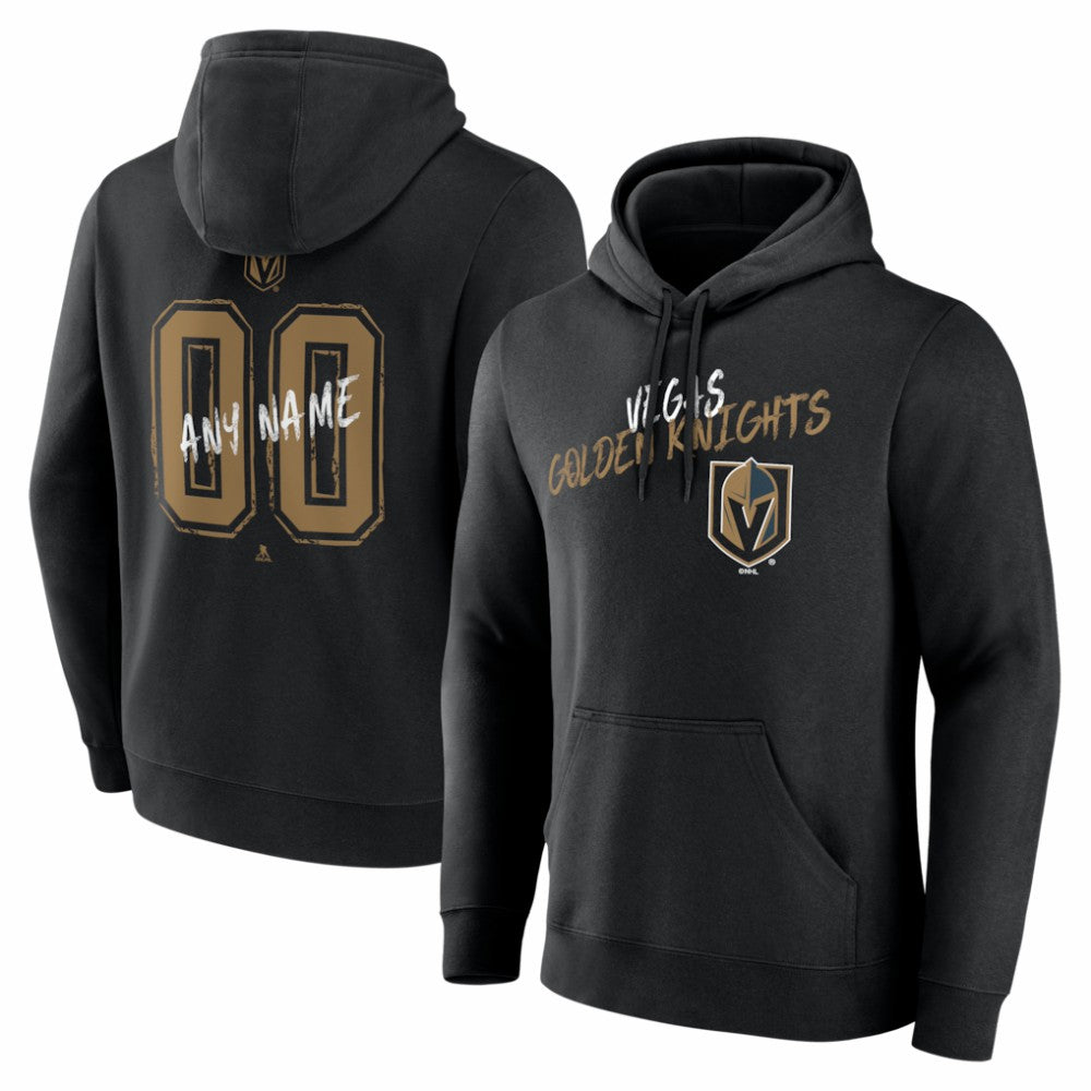 NHL Vegas Golden Knights Big & Tall Hustle Personalized Name & Number Hoodie