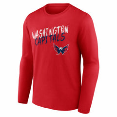 NHL Washington Capitals Hustle Personalized Name & Number Long Sleeve T-Shirt