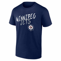 NHL Winnipeg Jets Big & Tall Hustle Personalized Name & Number T-Shirt