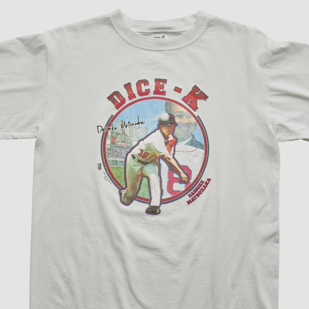 White Daisuke Matsuzaka Anvil 2007 T-shirt