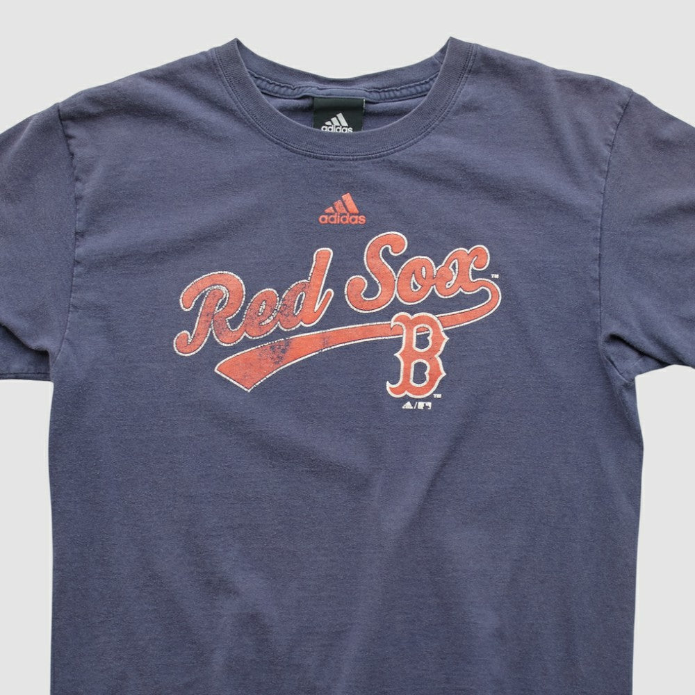 Navy Boston Red Sox Adidas T-shirt