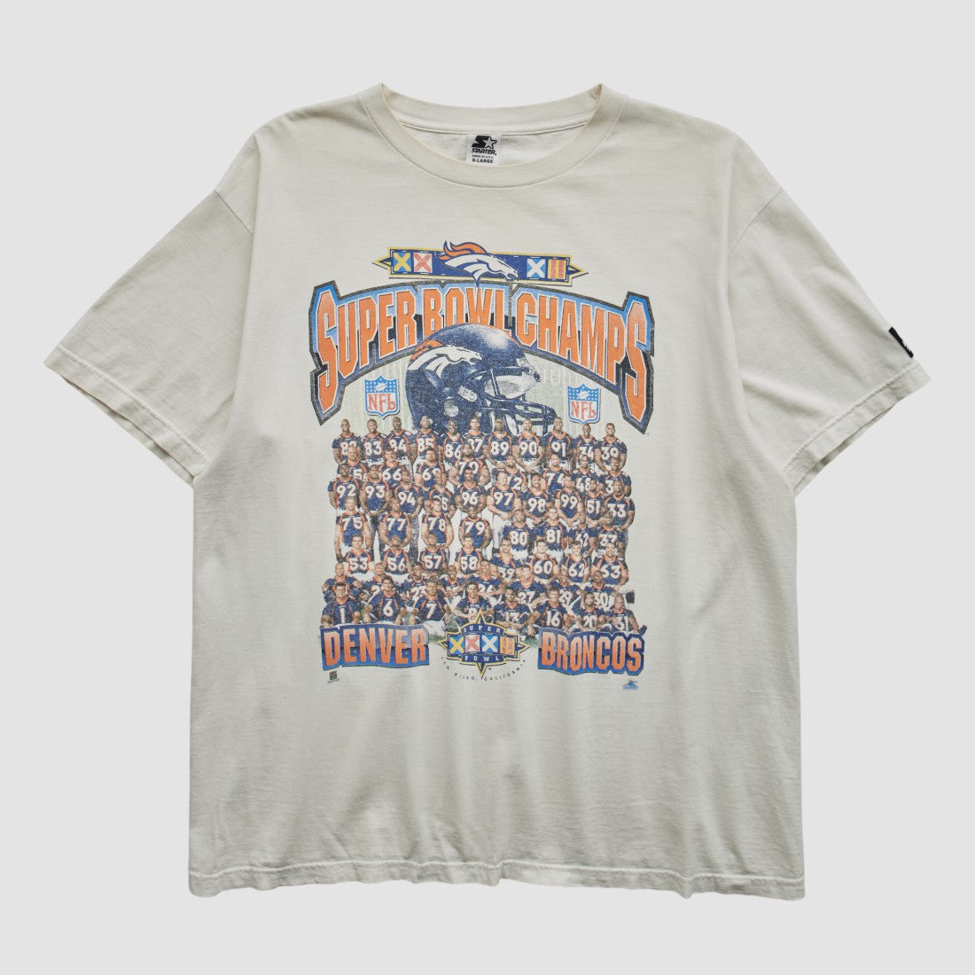 Starter 1998 T-shirt - Denver Broncos T-shirts