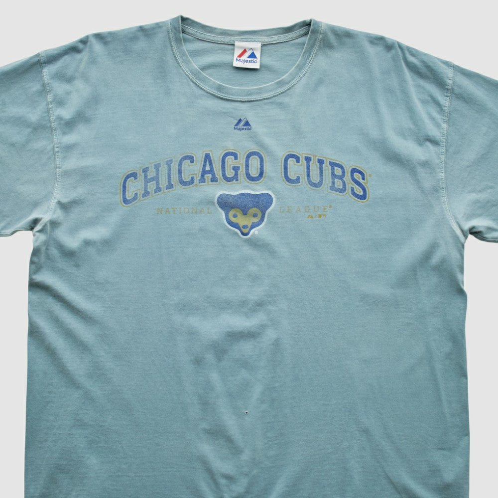 Light Blue Chicago Cubs Majestic 2000s T-shirt