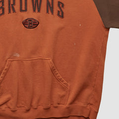 Reebok 2000s Hooded Pullover Sweatshirt - Cleveland Browns Pullover