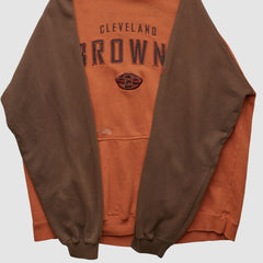 Reebok 2000s Hooded Pullover Sweatshirt - Cleveland Browns Pullover