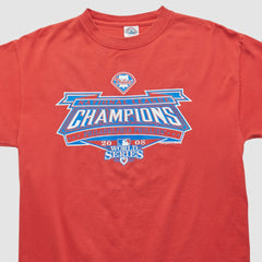 Red MLB World Series Delta 2008 T-shirt