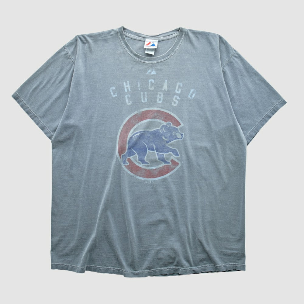 Gray Chicago Cubs Majestic 2000s T-shirt