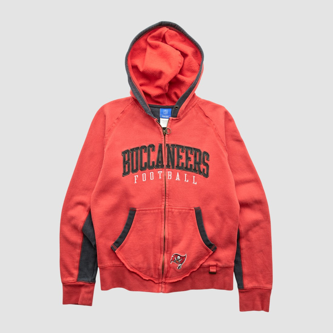 Reebok 2000s Hooded Full Zip Sweatshirt - Tampa Bay Buccaneers Sweatshirts