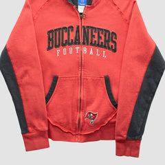 Reebok 2000s Hooded Full Zip Sweatshirt - Tampa Bay Buccaneers Sweatshirts