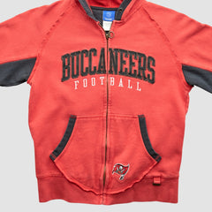 Reebok 2000s Hooded Full Zip Sweatshirt - Tampa Bay Buccaneers Sweatshirts