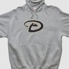 Heather Gray Arizona Diamondbacks Majestic 2000s Hooded Pullover Sweatshirt