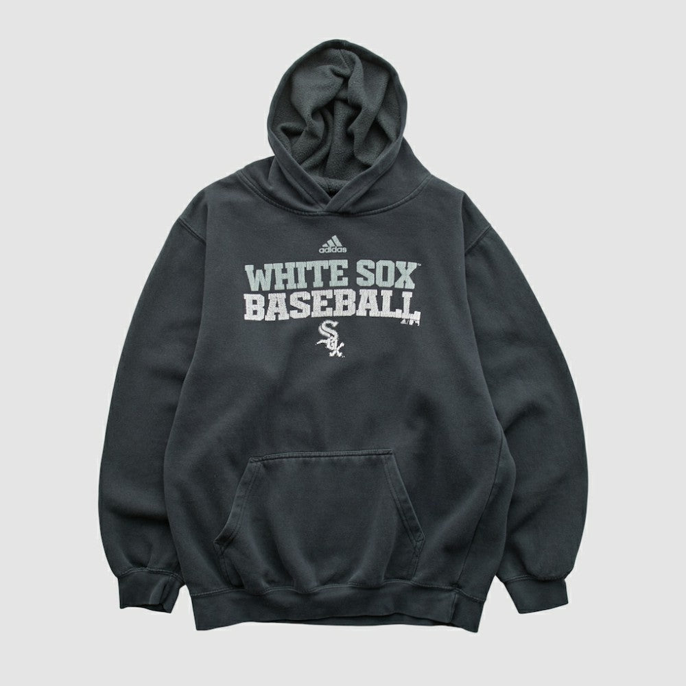 Charcoal Chicago White Sox Adidas 2010s Hooded Pullover Sweatshirt