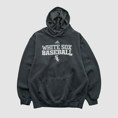 Charcoal Chicago White Sox Adidas 2010s Hooded Pullover Sweatshirt