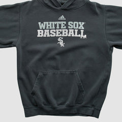 Charcoal Chicago White Sox Adidas 2010s Hooded Pullover Sweatshirt