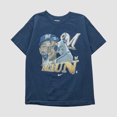 Navy Ryan Braun Nike 2010s T-shirt