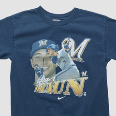 Navy Ryan Braun Nike 2010s T-shirt