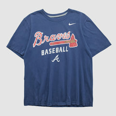 Navy Atlanta Braves Nike 2010s T-shirt