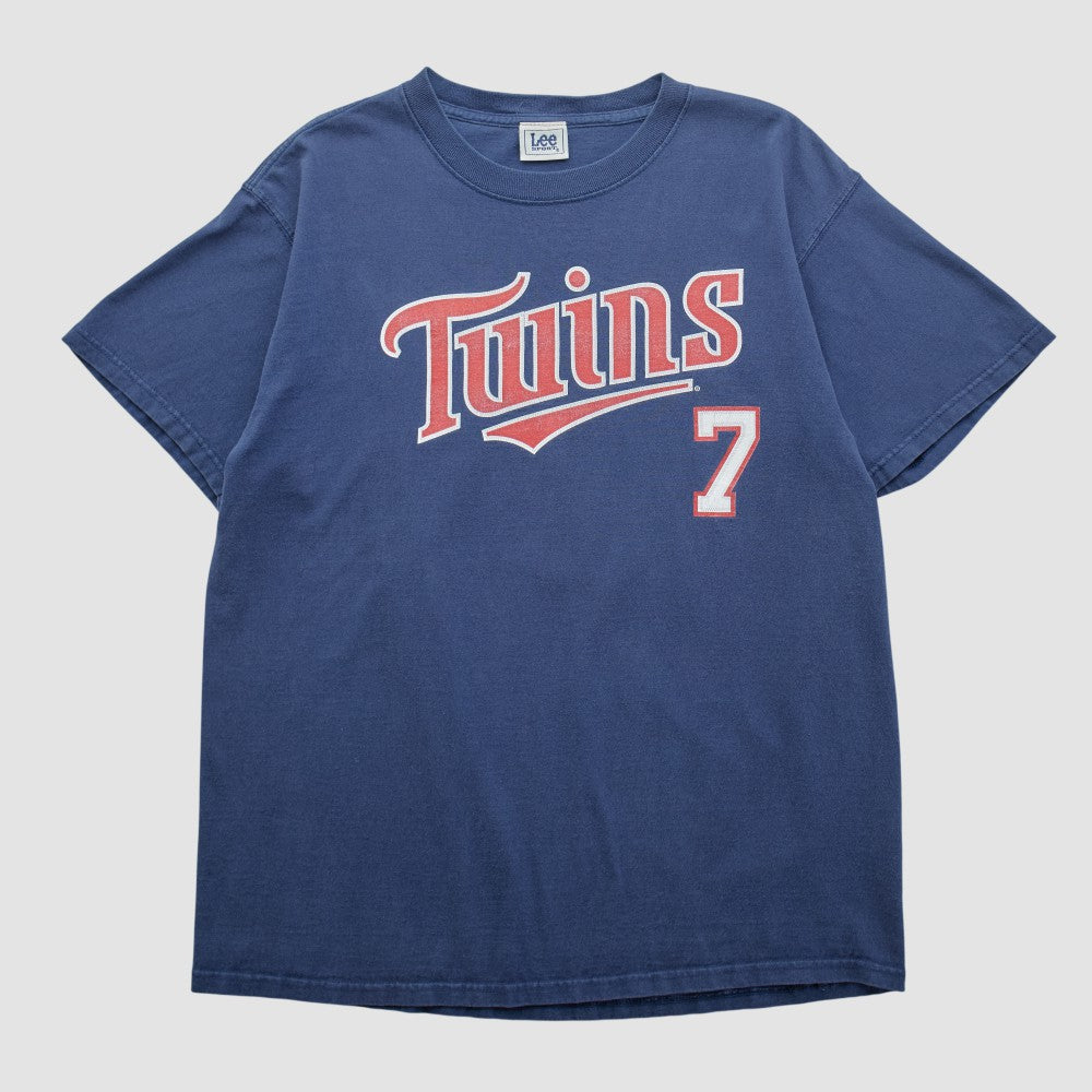 Navy Minnesota Twins Lee Sport 2000s T-shirt