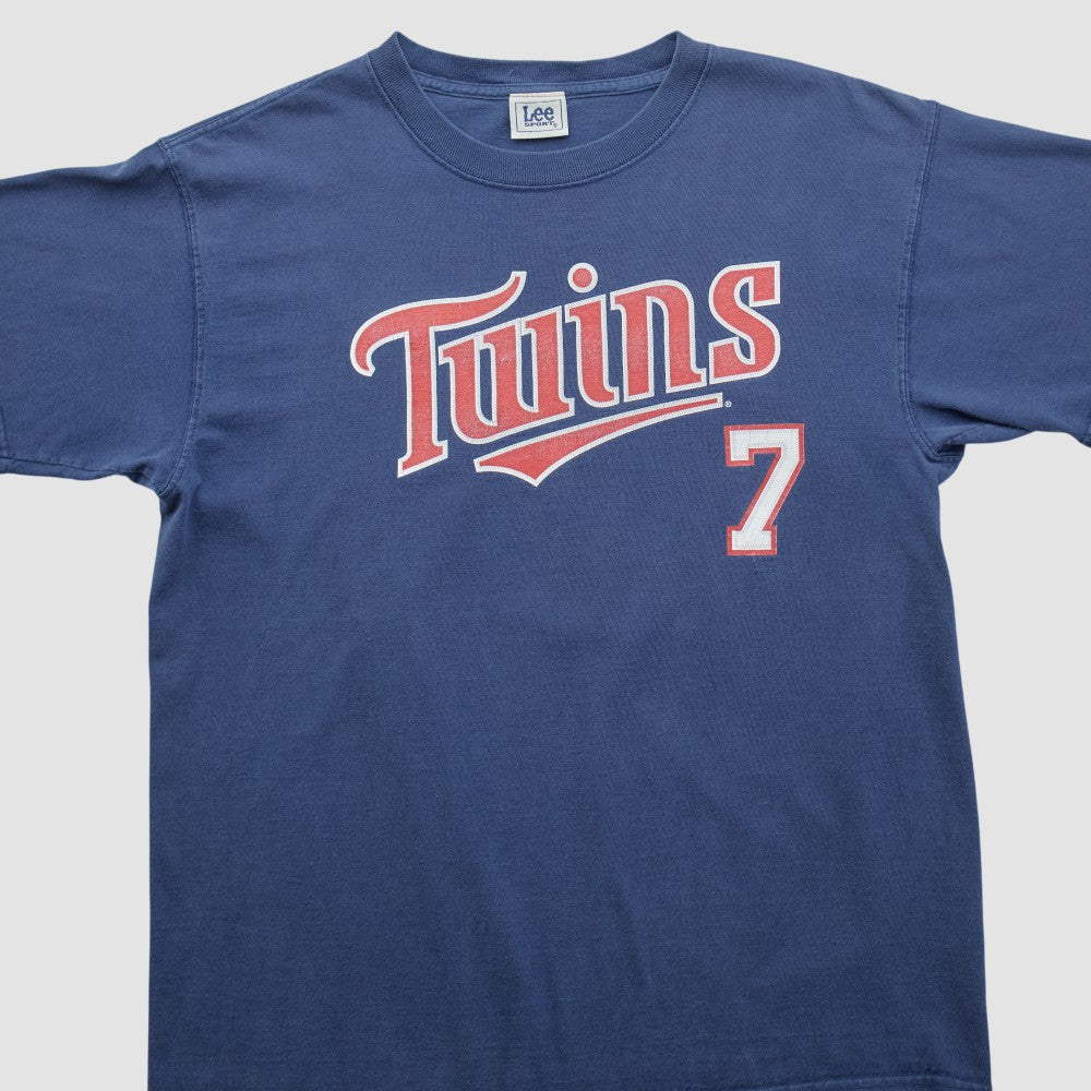 Navy Minnesota Twins Lee Sport 2000s T-shirt