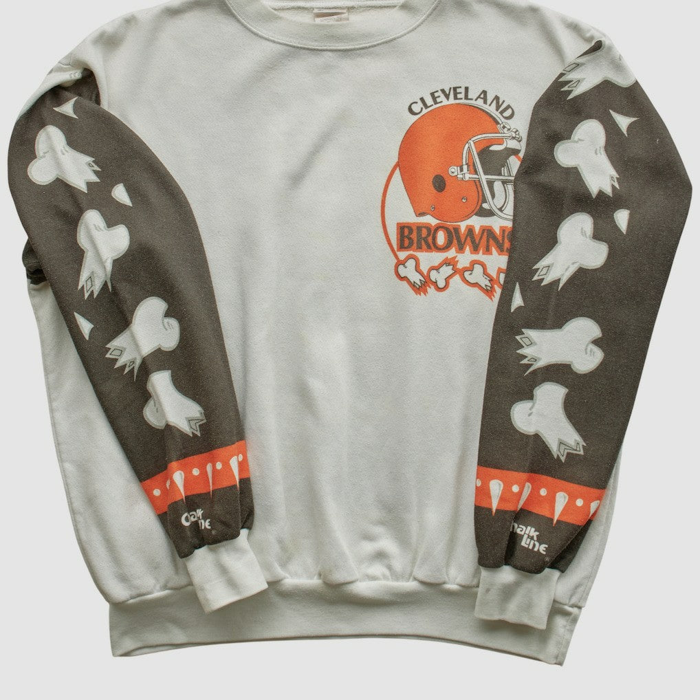 Chalk Line 90s Pullover Sweatshirt - Cleveland Browns Pullover