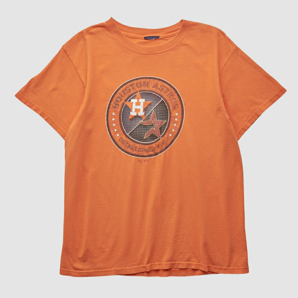 Orange Houston Astros 2000s T-shirt