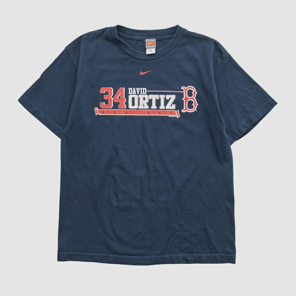 Navy David Ortiz Nike 2007 T-shirt