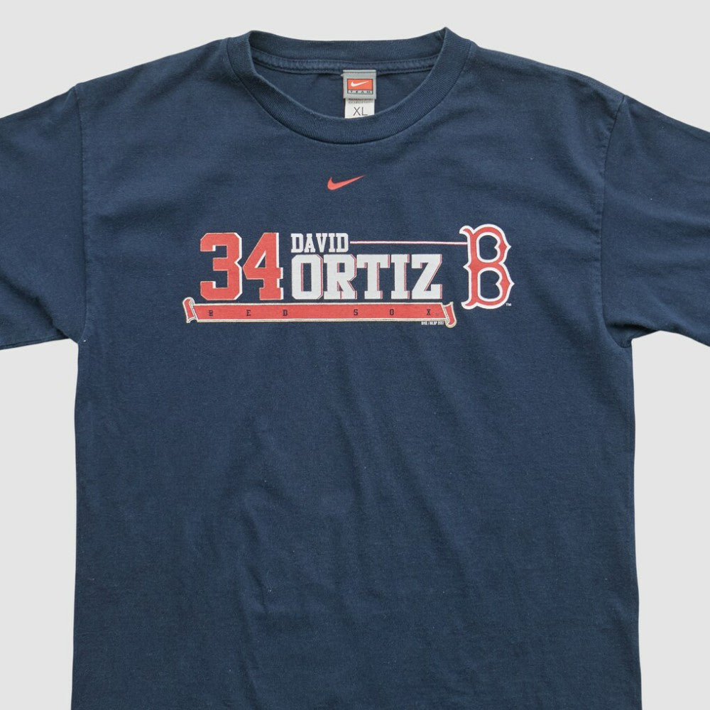 Navy David Ortiz Nike 2007 T-shirt