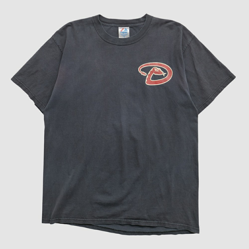 Black Arizona Diamondbacks Majestic 2000s T-shirt