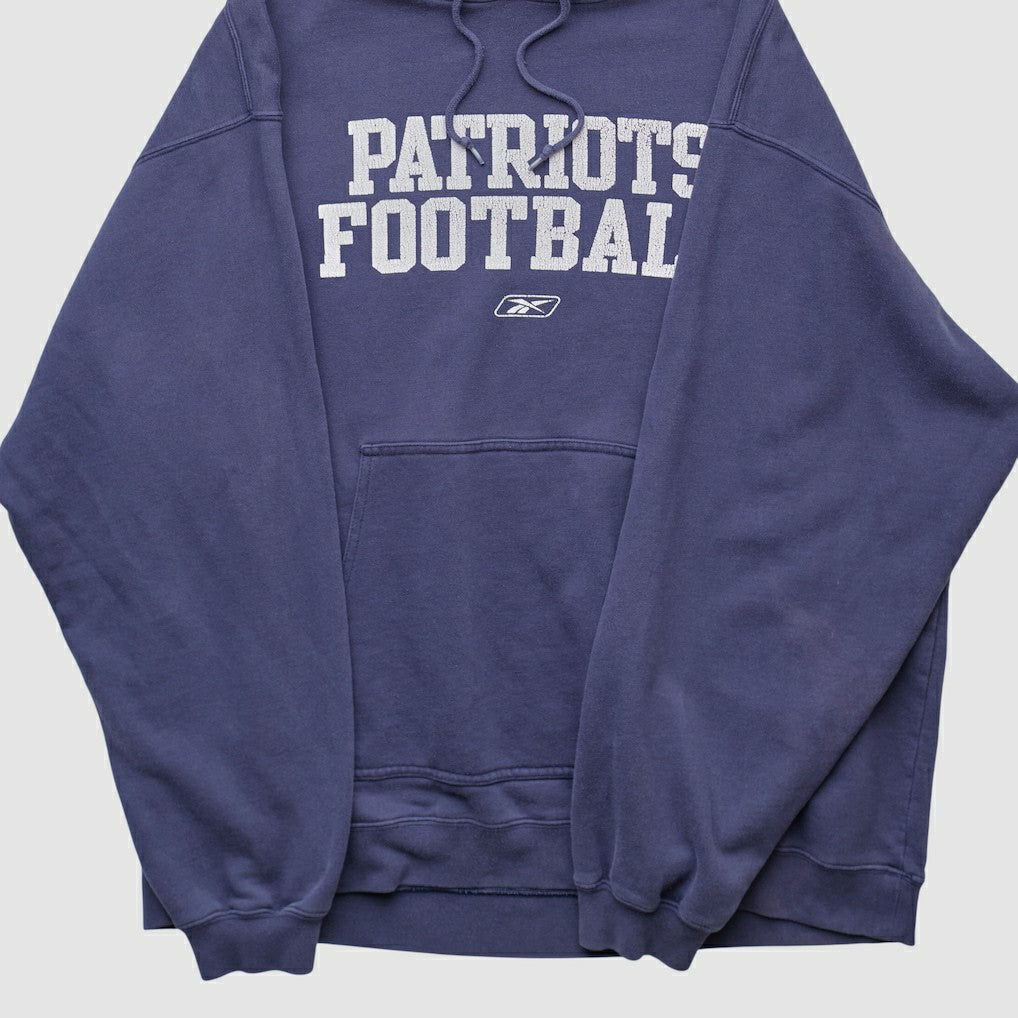 Reebok 2000s Hooded Pullover Sweatshirt - New England Patriots Pullover