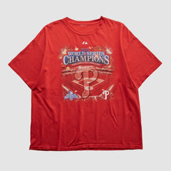 Red Philadelphia Phillies Majestic 2008 T-shirt
