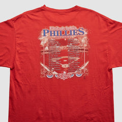 Red Philadelphia Phillies Majestic 2008 T-shirt