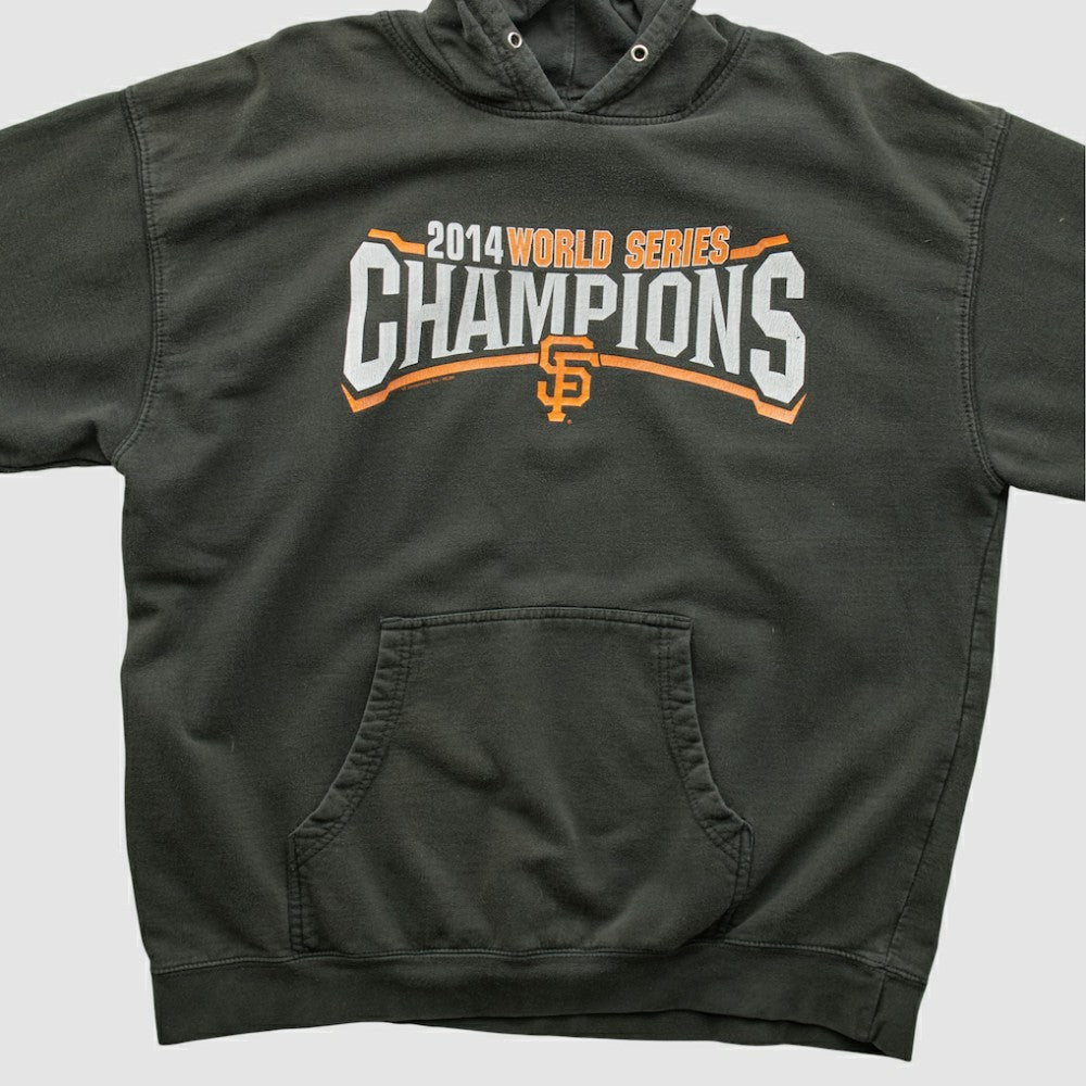 Charcoal San Francisco Giants Genuine Merchandise 2014 Hooded Pullover Sweatshirt