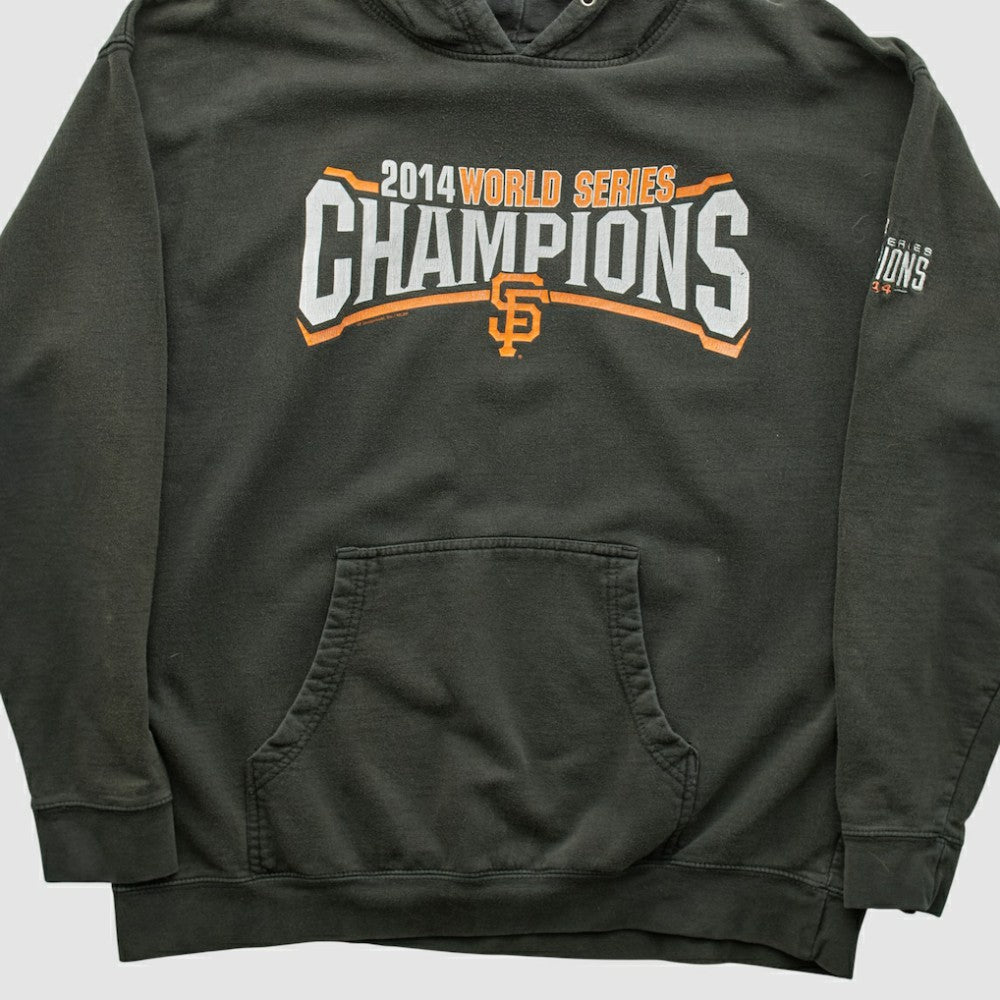 Charcoal San Francisco Giants Genuine Merchandise 2014 Hooded Pullover Sweatshirt