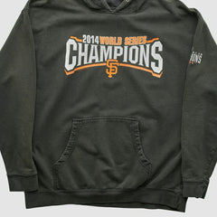 Charcoal San Francisco Giants Genuine Merchandise 2014 Hooded Pullover Sweatshirt