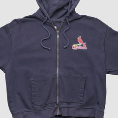 Navy St. Louis Cardinals Gear For Sports 2010s Hooded Full Zip Sweatshirt