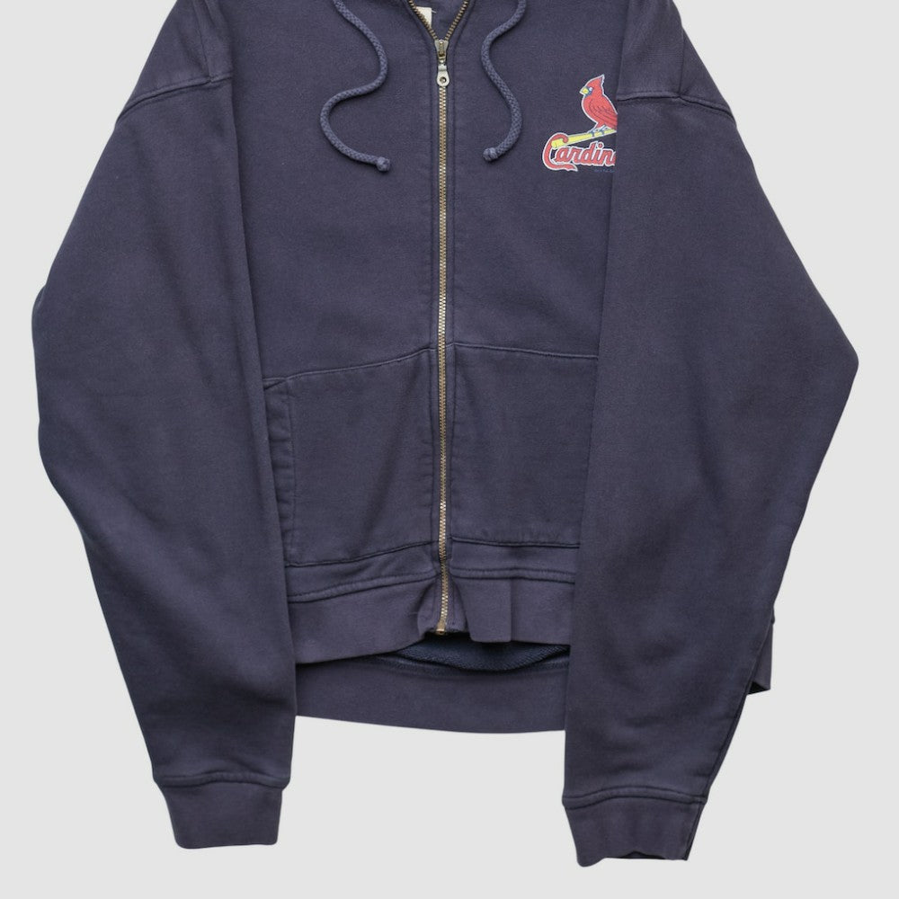 Navy St. Louis Cardinals Gear For Sports 2010s Hooded Full Zip Sweatshirt