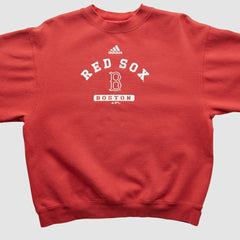 Red Boston Red Sox Adidas 2000s Pullover Sweatshirt